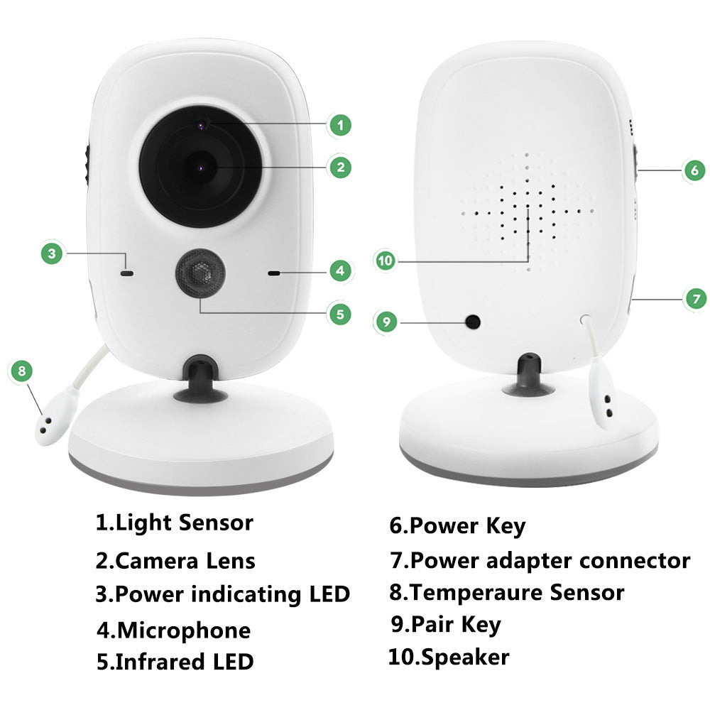 Baby Monitor - Home Monitor for Elderly, Children, and Babies - Baby Care Monitor