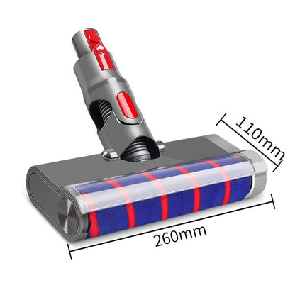 Soft Velvet Drum Direct Drive Suction Head Floor Brush for Dyson Vacuum Cleaner Accessories - Compatible with V6, V7, V8, V10, V11 Models