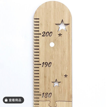 Nordic Style Wooden Height Growth Chart