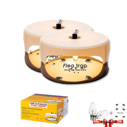 Authentic Flea Trap for Pets - Household Flea Light with Genuine Flea Stickers