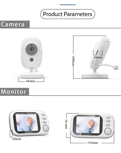 3.5-Inch Baby Monitor with Upgraded Camera