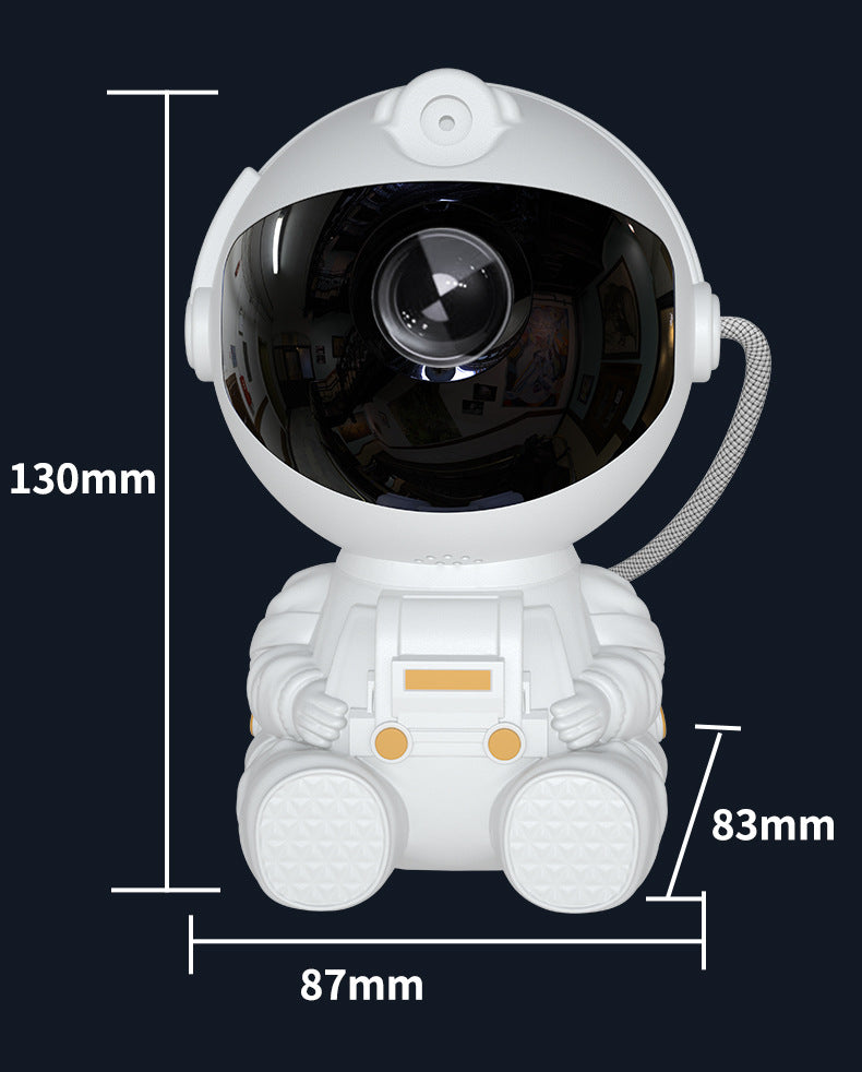 Astronaut Star Projector Night Light - LED Galaxy Lamp for Atmosphere, Decor, and Gifting