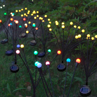 Button-Shaped Christmas Colorful String Lights - Fresh Flower Cake Decoration - Copper Wire LED Battery Christmas Lights