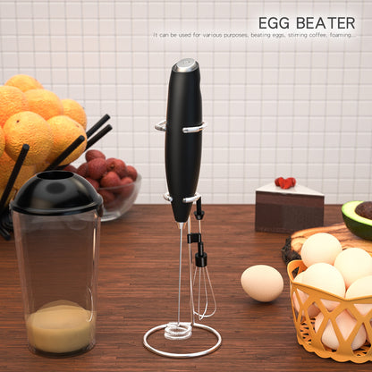 Electric Handheld Egg Beater - Compact and Miniature Household Egg Whisk, ABS+304 Stainless Steel Construction, Portable Mixing Machine