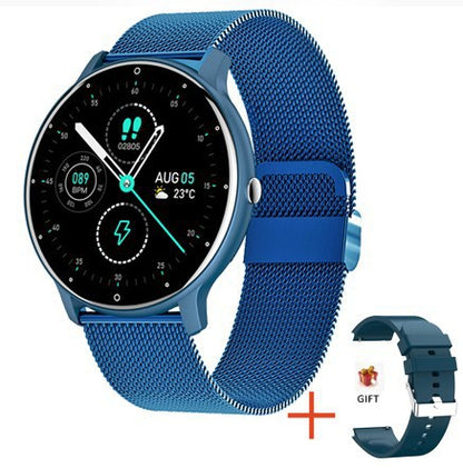 Smart Watch for Men and Women - Wearable Fitness Tracker with Blood Pressure, Blood Oxygen, and Step Count Monitoring - Intelligent Health Companion