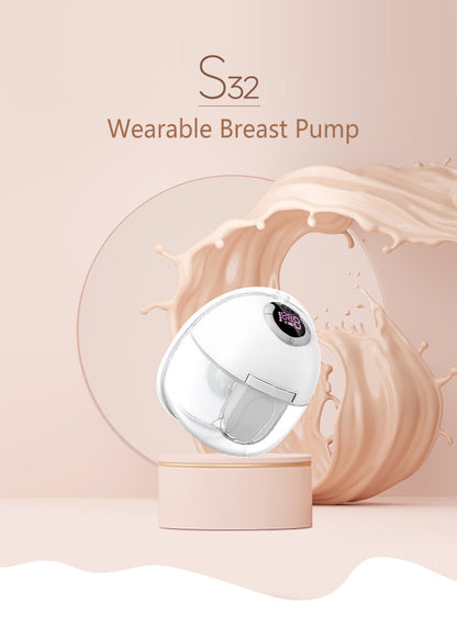 New Wearable Electric Breast Pump - All-in-One Massage and Suction Breast Pump, Hands-Free Design