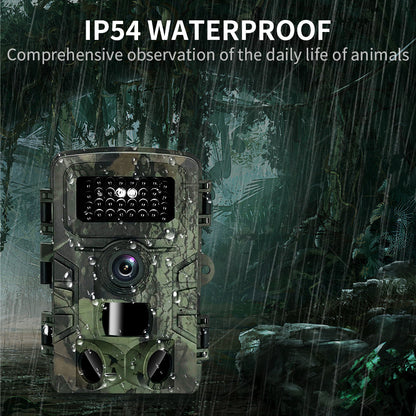 High-Definition Infrared Hunting Camera - 36MP Animal Camera Security Monitoring with 3 PIR Sensors