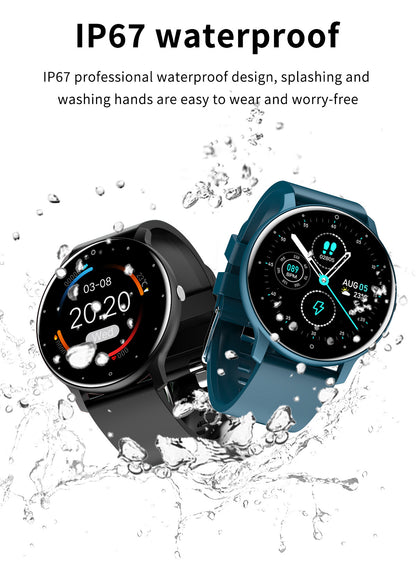 Smart Watch for Men and Women - Wearable Fitness Tracker with Blood Pressure, Blood Oxygen, and Step Count Monitoring - Intelligent Health Companion