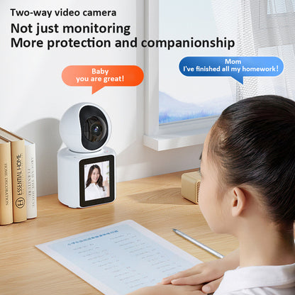 Smart Surveillance Camera with Two-Way Video Call and One-Button Call Feature