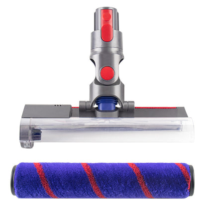 Soft Pile Roller Brush for Dyson Vacuum Cleaner Accessories (V8 V7 V10 V11) - Direct Drive Suction Head Compatible