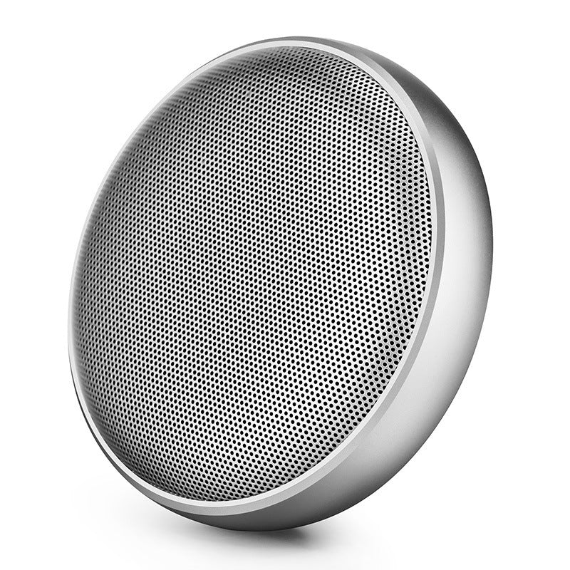 New Wireless Metal Bluetooth Speaker with Bass Boost and Colorful Lights