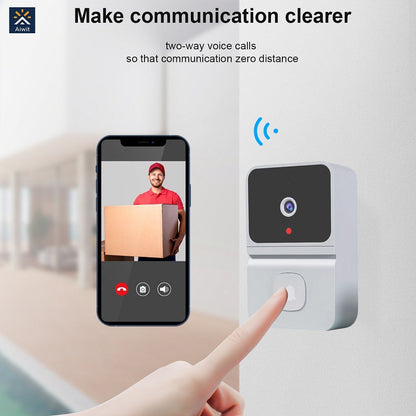 New Smart Video Doorbell T23 with Cloud Storage - 480P Wireless WiFi, Mobile Remote Intercom, In-Stock for Instant Shipping