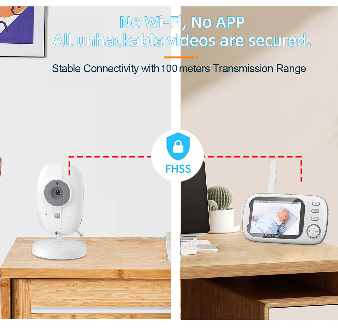 3.5-Inch Baby Monitor with Upgraded Camera