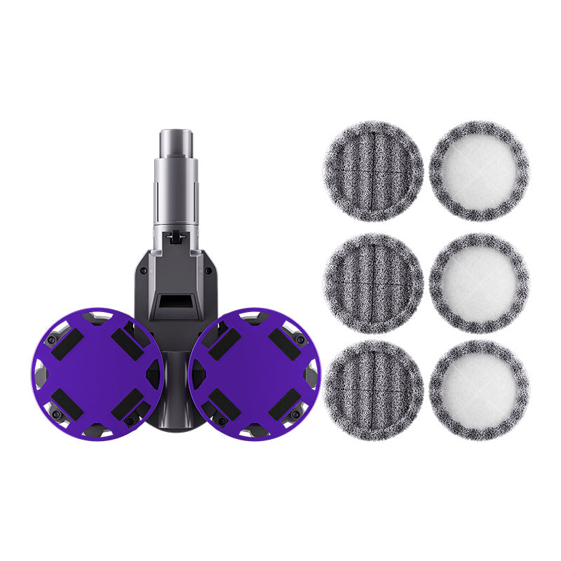 Dyson Vacuum Cleaner Accessory: Purple Mop Scrubber Brush Head for V10 Slim and V12 Slim Models