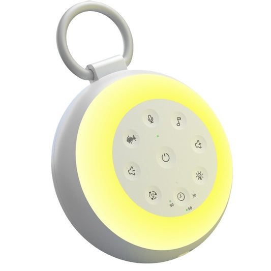 White Noise Sleep Machine with Warm Light Night Lamp