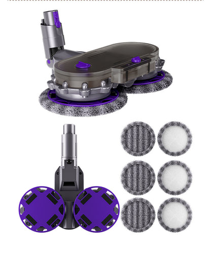 Dyson Vacuum Cleaner Accessory: Purple Mop Scrubber Brush Head for V10 Slim and V12 Slim Models