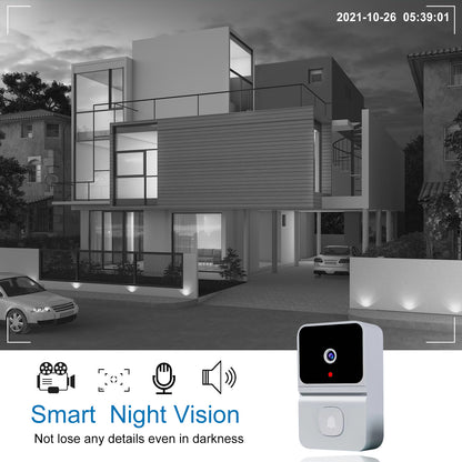 New Smart Video Doorbell T23 with Cloud Storage - 480P Wireless WiFi, Mobile Remote Intercom, In-Stock for Instant Shipping