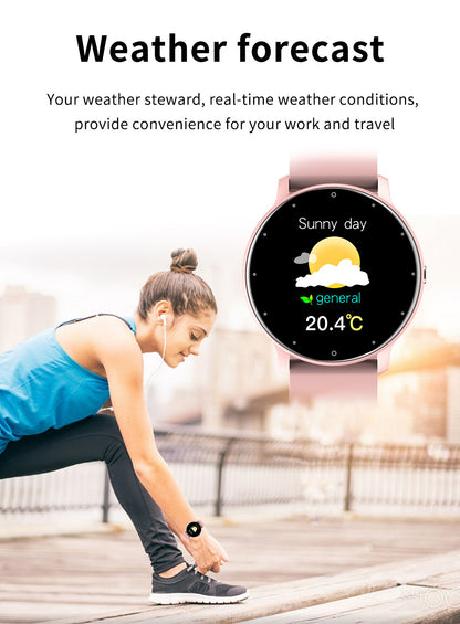 Smart Watch for Men and Women - Wearable Fitness Tracker with Blood Pressure, Blood Oxygen, and Step Count Monitoring - Intelligent Health Companion