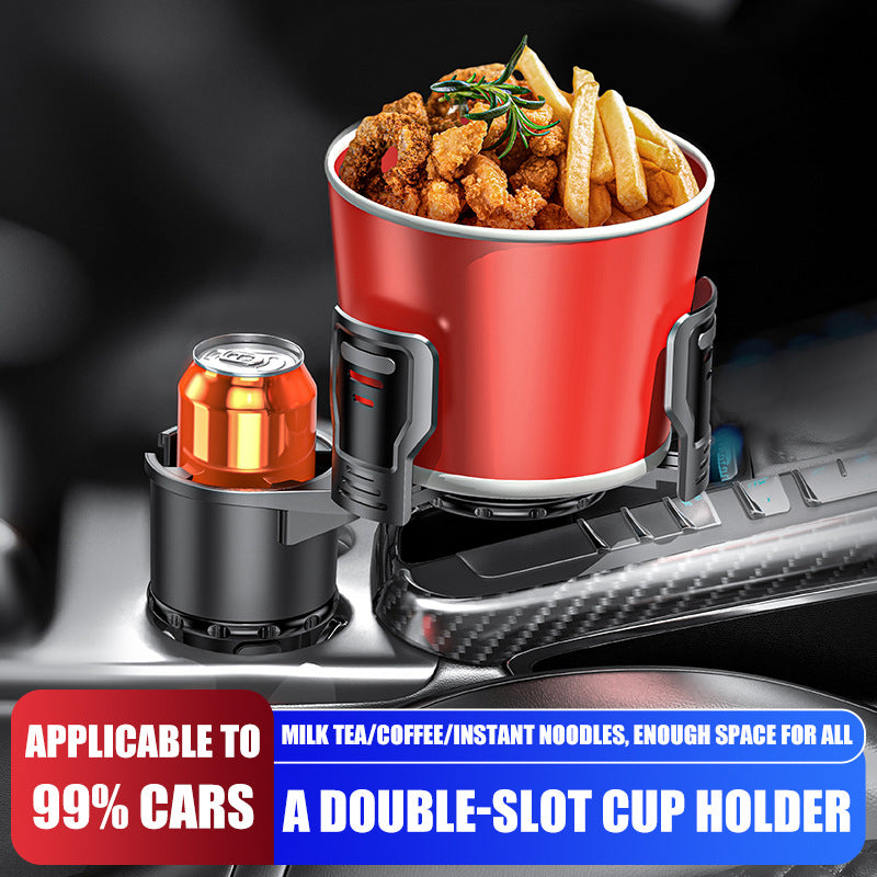 Multifunctional Car Water Cup Holder - Vehicle Beverage Holder with Switch Lock