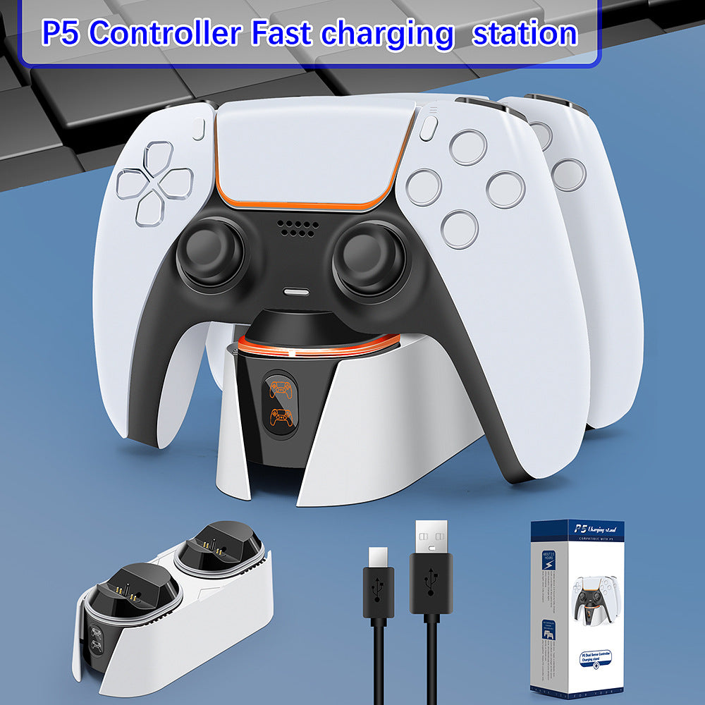 PS5 Elite Controller Charging Dock - Wireless Dual Charging Station for PS5, Fast Charge PS5 Controller Stand, PS5 Accessories