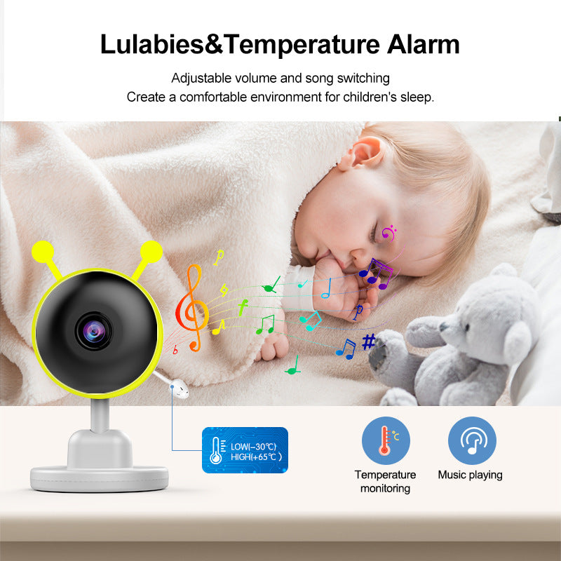 Baby Camera - 720P HD 4.5-Inch Baby Monitor with Smart AI WiFi