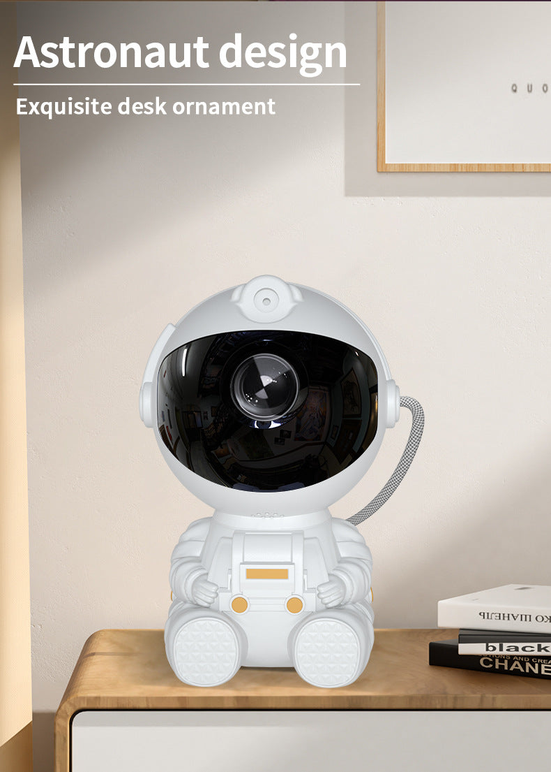 Astronaut Star Projector Night Light - LED Galaxy Lamp for Atmosphere, Decor, and Gifting