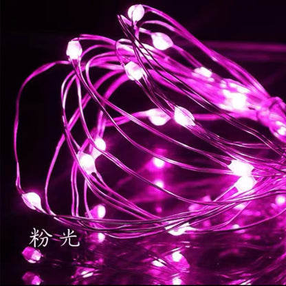 LED Copper Wire String Lights for Bar Decor | Bottle Lights & Floral Gift Bag Decoration