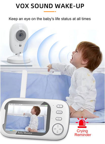 3.5-Inch Baby Monitor with Upgraded Camera