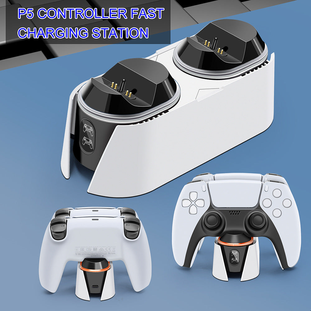 PS5 Elite Controller Charging Dock - Wireless Dual Charging Station for PS5, Fast Charge PS5 Controller Stand, PS5 Accessories