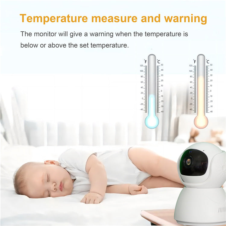 5-Inch 1080P Baby Monitor – High-Definition Baby Surveillance Camera