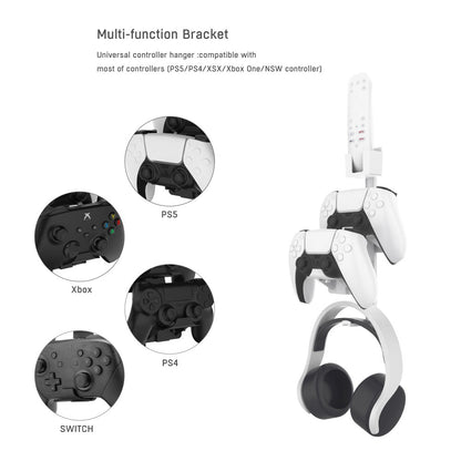 Universal Wall-Mounted Hook for Gaming Accessories