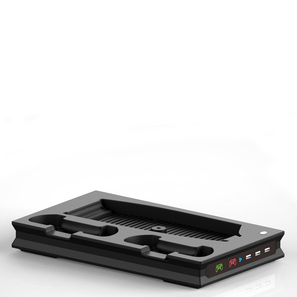 PS5 Game Console Multi-Function Cooling Stand with Fan and Charging Dock