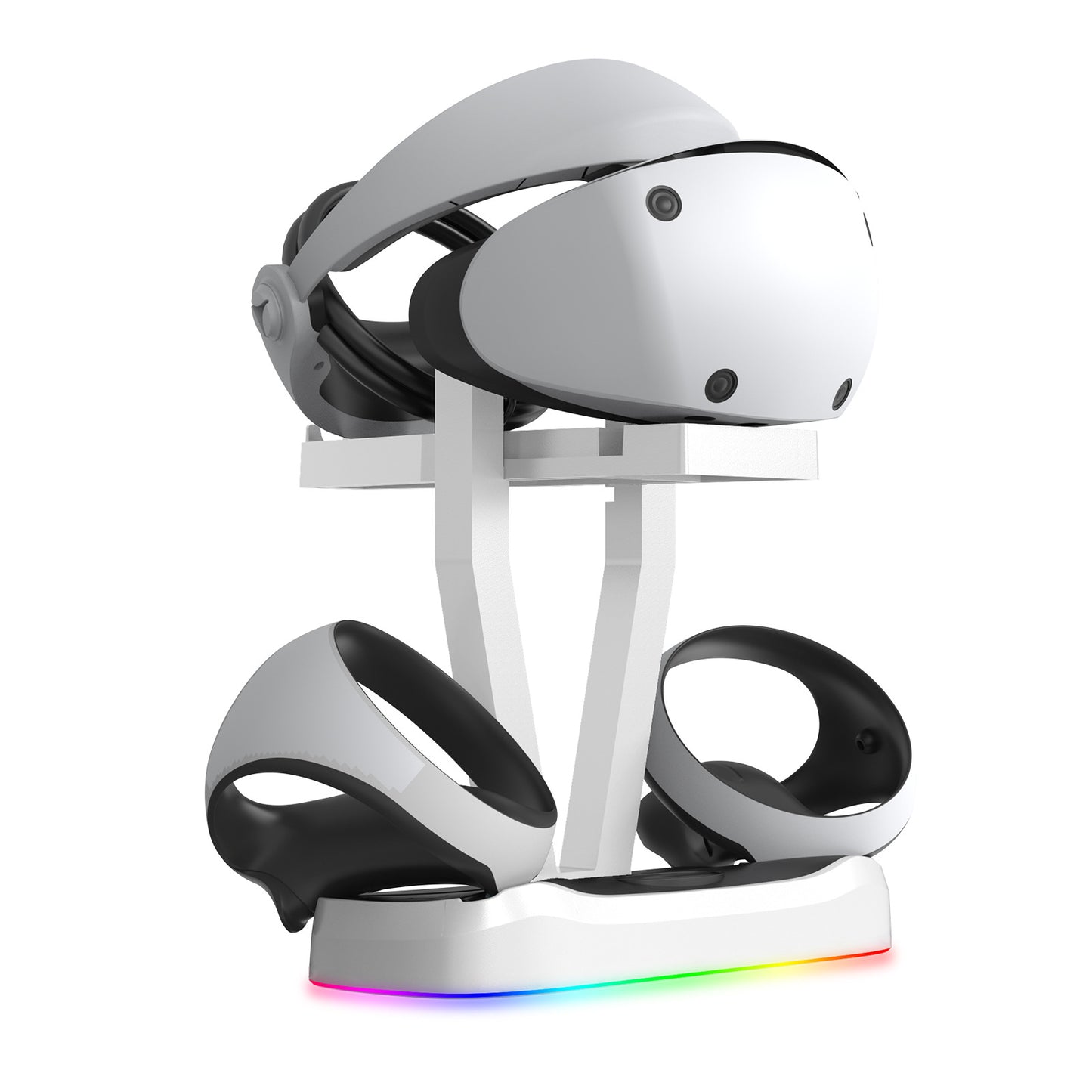 PS5 VR2 Magnetic Charging Dock with RGB Lighting - Gaming Accessory for PS VR2 and VR Headset Storage