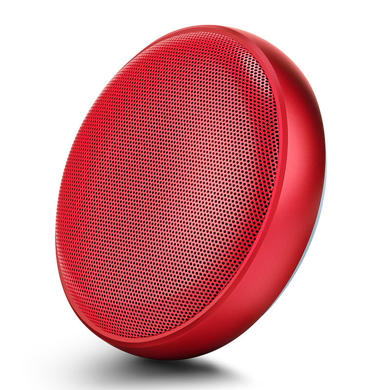 New Wireless Metal Bluetooth Speaker with Bass Boost and Colorful Lights