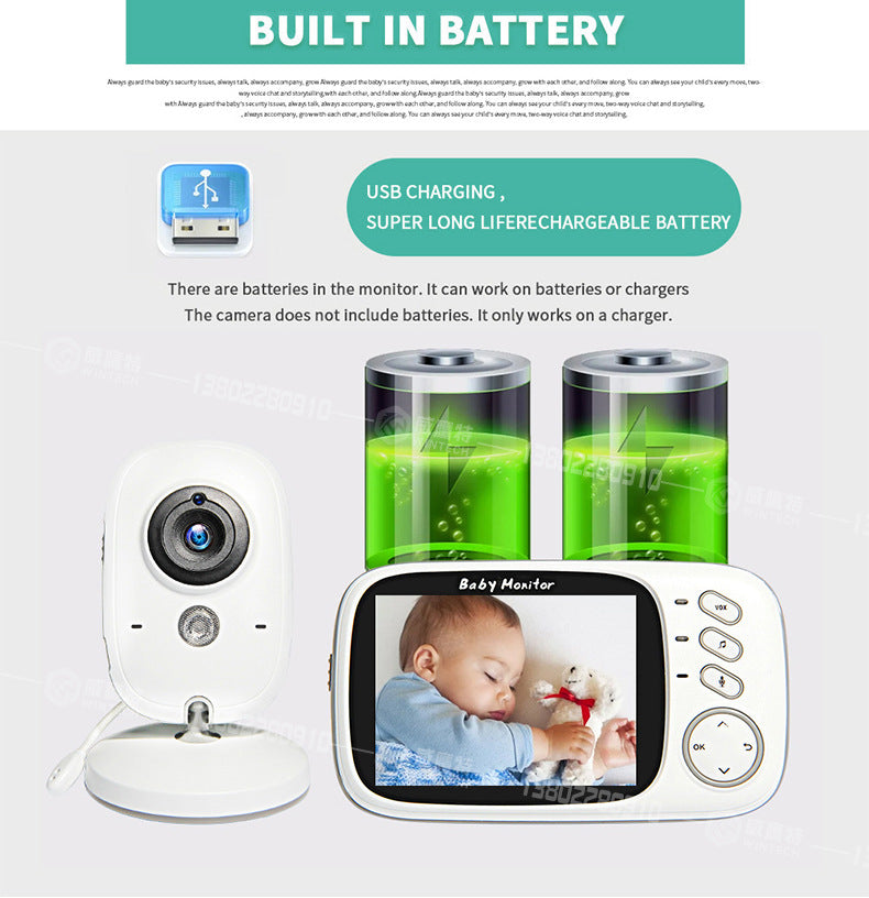 Baby Monitor - Home Monitor for Elderly, Children, and Babies - Baby Care Monitor