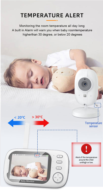 3.5-Inch Baby Monitor with Upgraded Camera