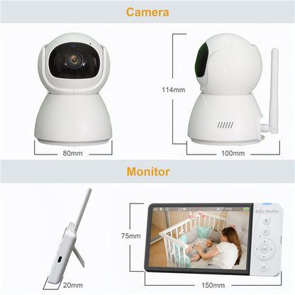 5-Inch 1080P Baby Monitor – High-Definition Baby Surveillance Camera