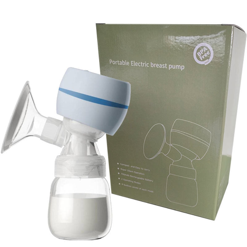 Fully Automatic Electric Breast Pump with Large Suction Power and Massage, Portable Maternity Milker and Breast Booster