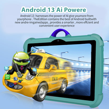 7-Inch Kids Tablet PC - Android 7.1 | Shockproof & Explosion-Proof Design