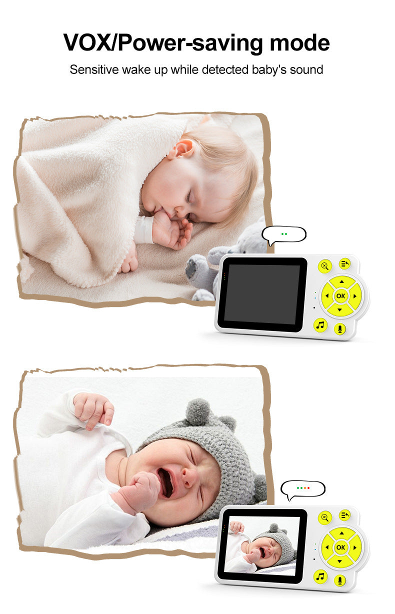 Baby Camera - 720P HD 4.5-Inch Baby Monitor with Smart AI WiFi