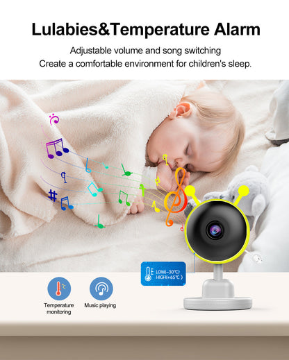 Baby Camera - 720P HD 4.5-Inch Baby Monitor with Smart AI WiFi