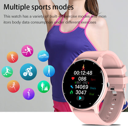 Smart Watch for Men and Women - Wearable Fitness Tracker with Blood Pressure, Blood Oxygen, and Step Count Monitoring - Intelligent Health Companion