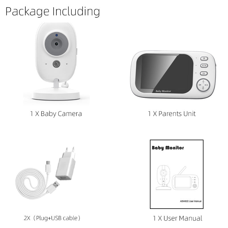 3.5-Inch Baby Monitor with Upgraded Camera