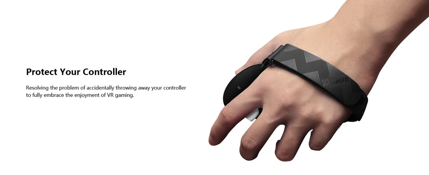 New Meta Quest 3 Controller Silicone Protective Cover - Non-Slip, Shockproof, Finger Guards, and Strap - VR Accessories