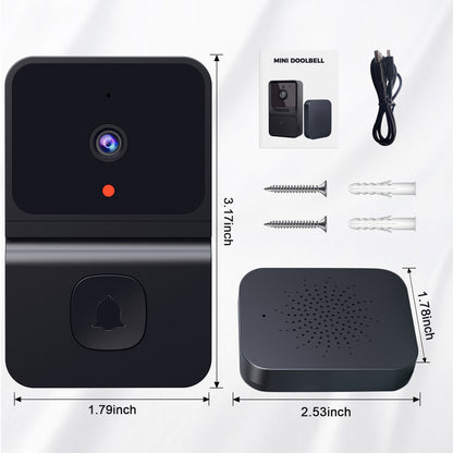 New Smart Video Doorbell T23 with Cloud Storage - 480P Wireless WiFi, Mobile Remote Intercom, In-Stock for Instant Shipping