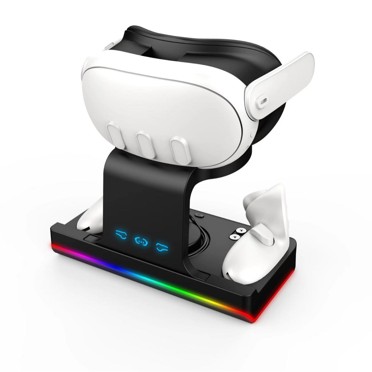 Meta Quest 3 Magnetic Charging Dock - VR Controller Headset Charging Stand for Quest 3 Gaming Accessories