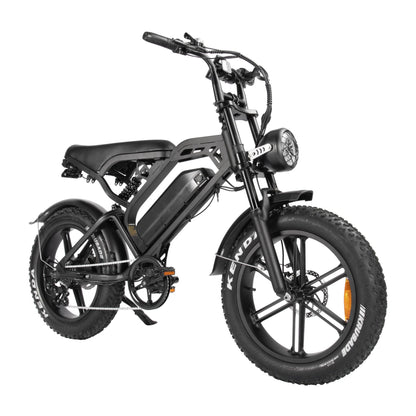 20-inch electric snow bike with front and rear suspension and integrated wheel shift electric off-road bicycle