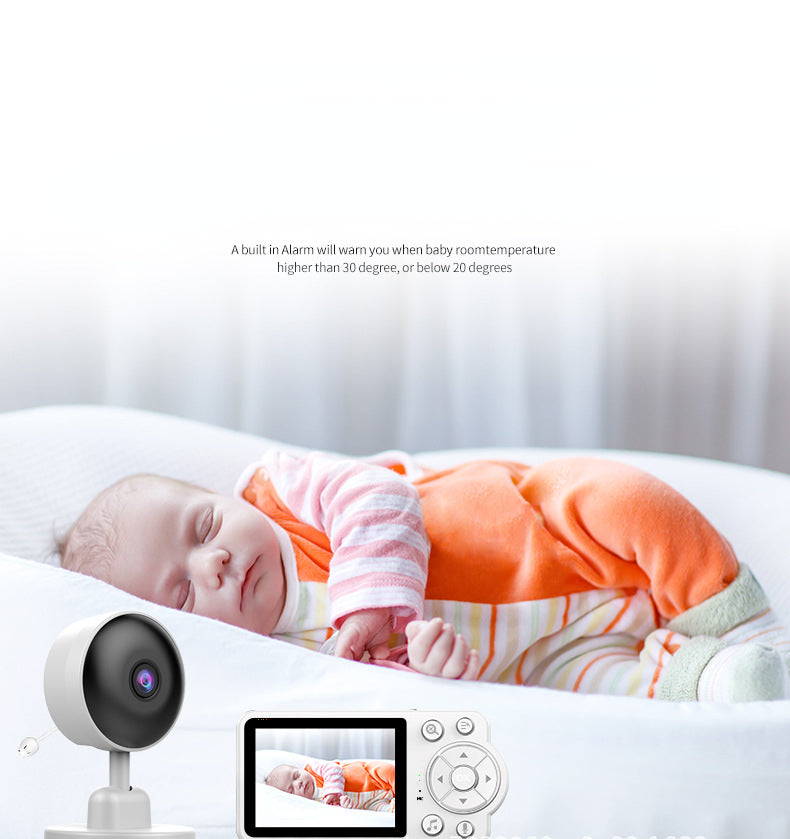 Baby Monitor Baby Surveillance Device Night Vision 2.4GHz Wireless Rotating Machine