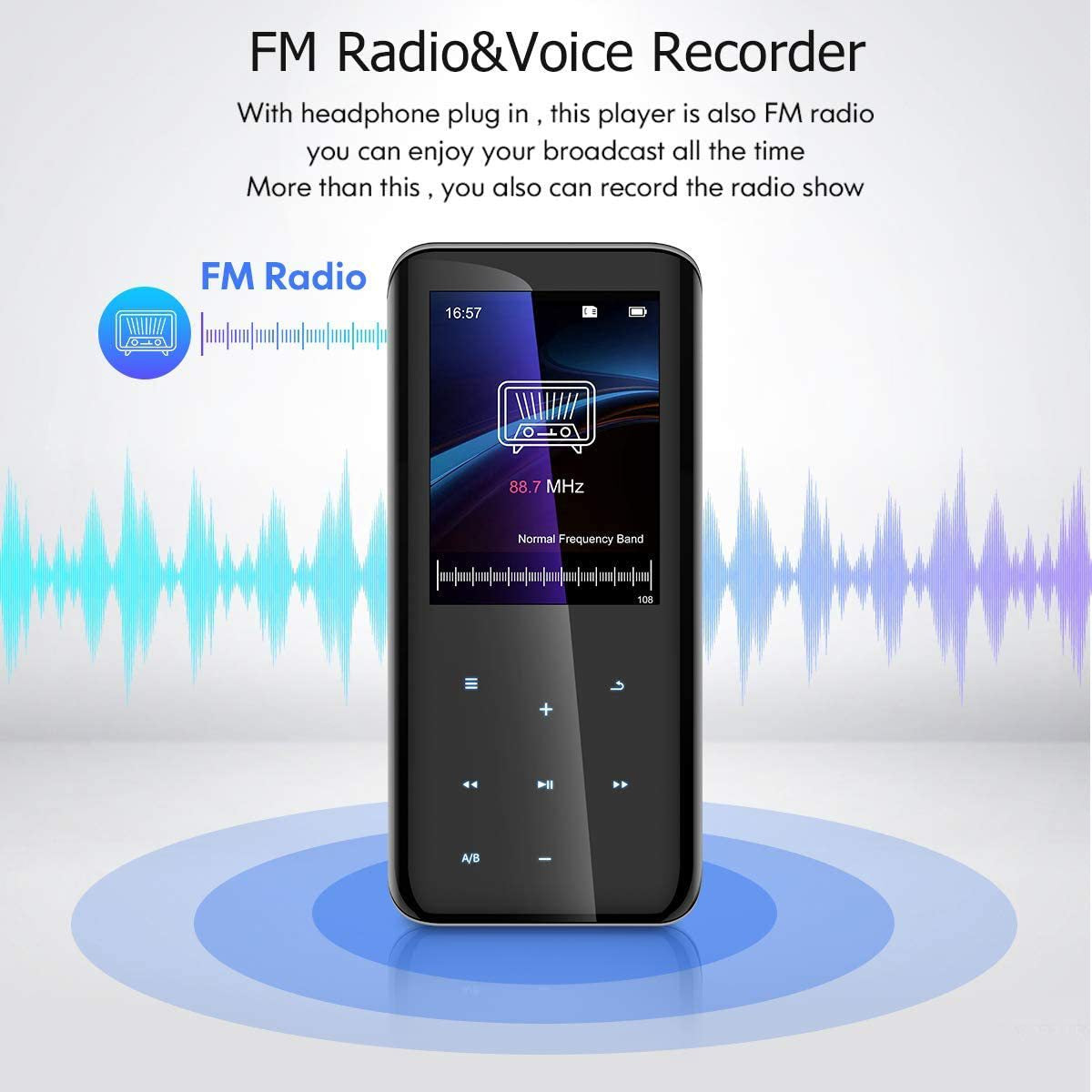 Multi-Function FM Radio and Voice Recorder