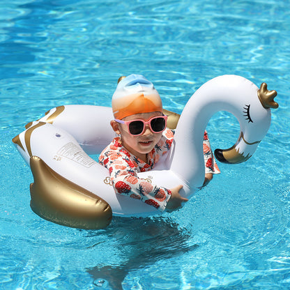 Swimbobo Flamingo Round Inflatable Swim Ring – Eco-Friendly Design for Kids, Perfect for Water Play